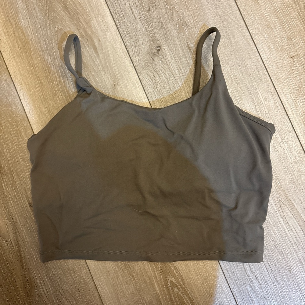 Women's Sports Bra in Olive Green